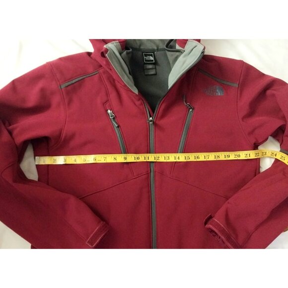 The North Face Women's Burgundy Velour Lined Coat Medium - Picture 3 of 6